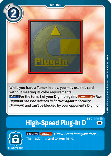 High-Speed Plug-In D (EX2-068) Common