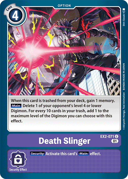 Death Slinger (EX2-071) Uncommon