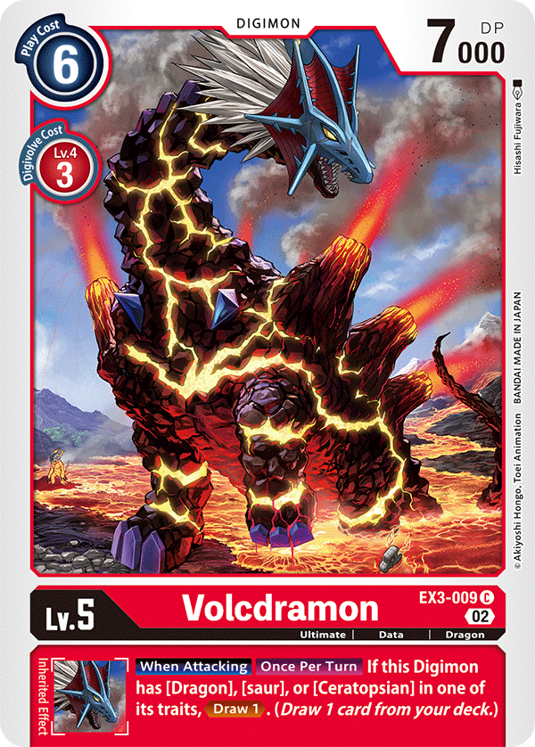 Volcdramon (EX3-009) Common