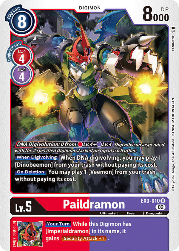 Paildramon (EX3-010) Uncommon