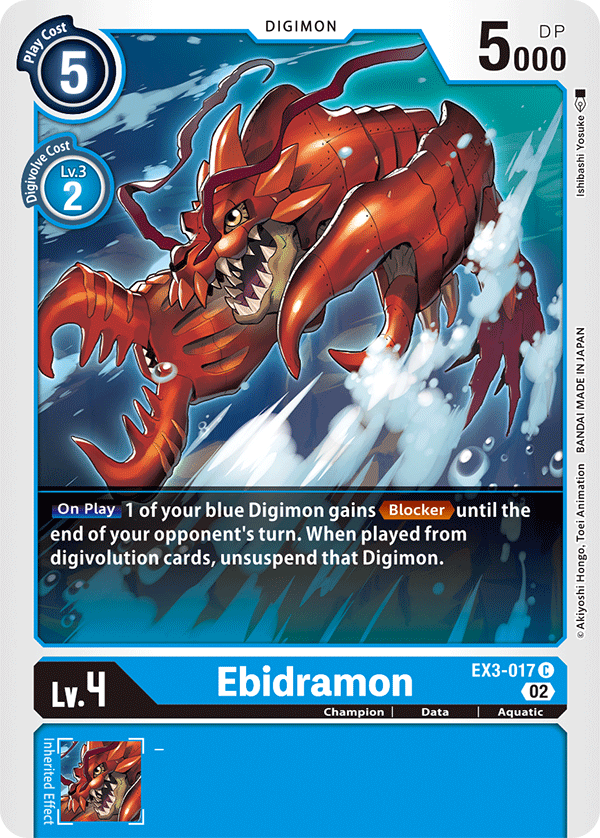 Ebidramon (EX3-017) Common