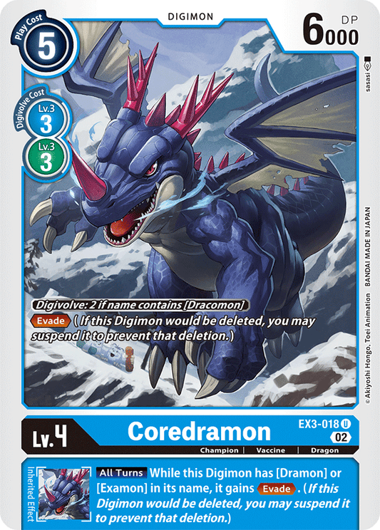 Coredramon (EX3-018) Uncommon