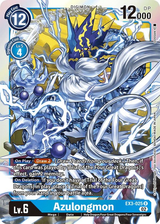 Azulongmon (EX3-025) Rare