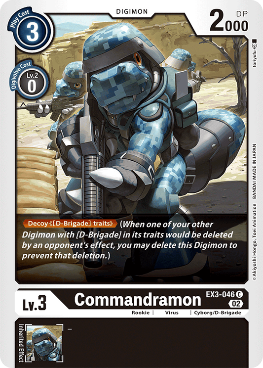 Commandramon (EX3-046) Common