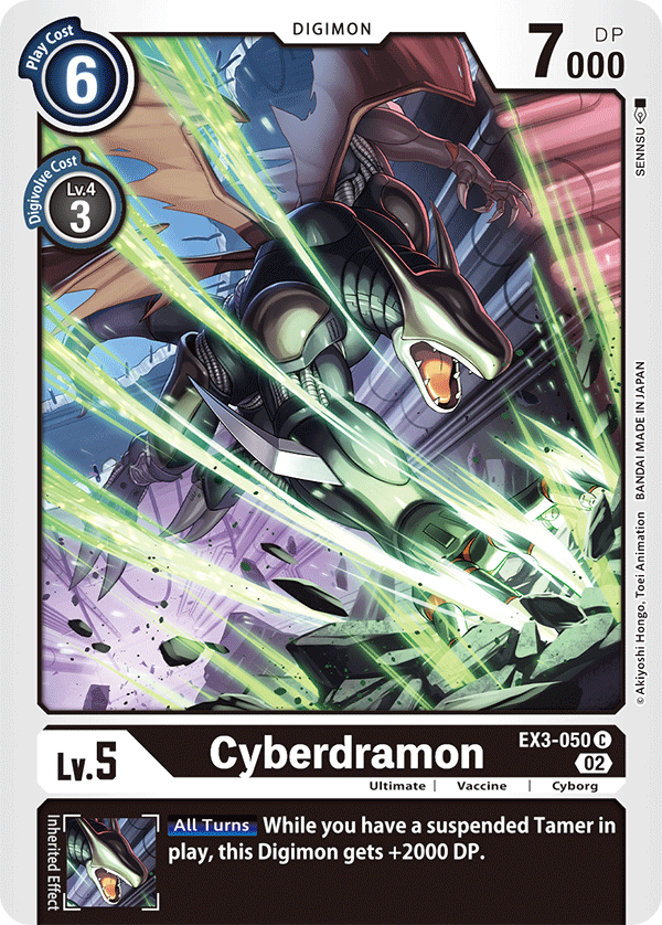 Cyberdramon (EX3-050) Common