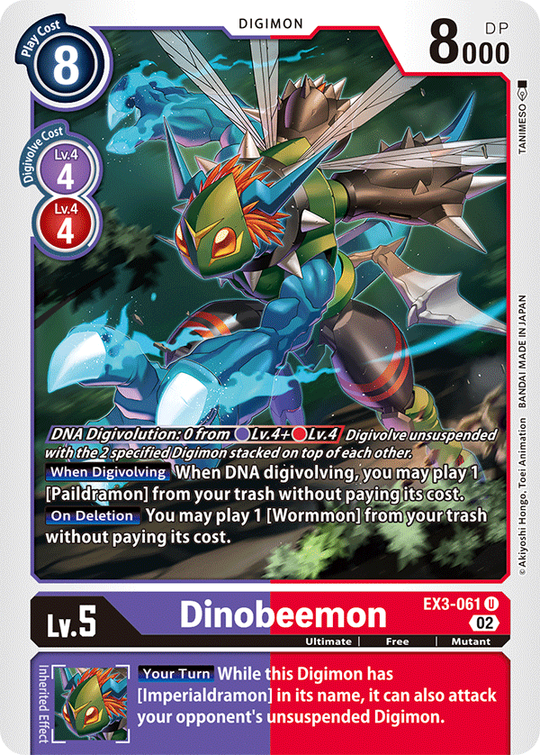 Dinobeemon (EX3-061) Uncommon