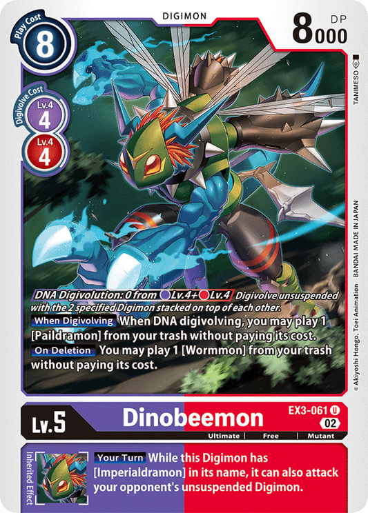 Dinobeemon (EX3-061 Box Topper