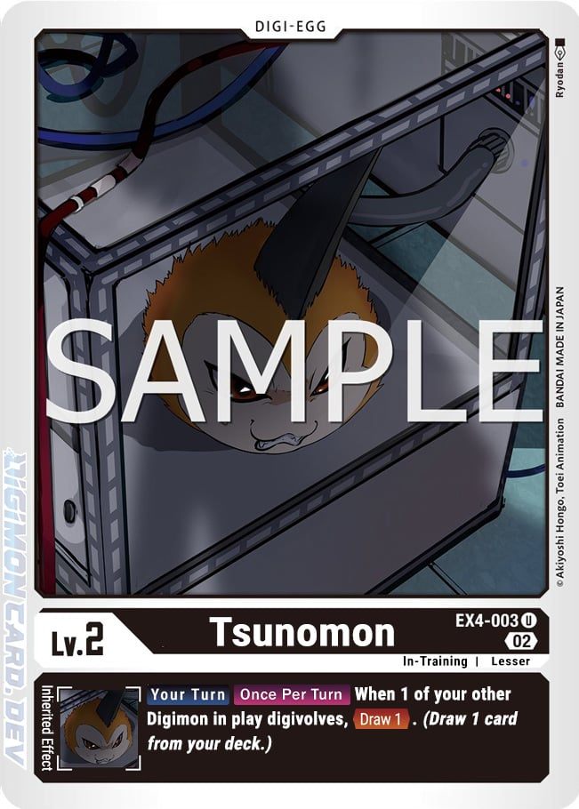 Tsunomon (EX4-003) Uncommon