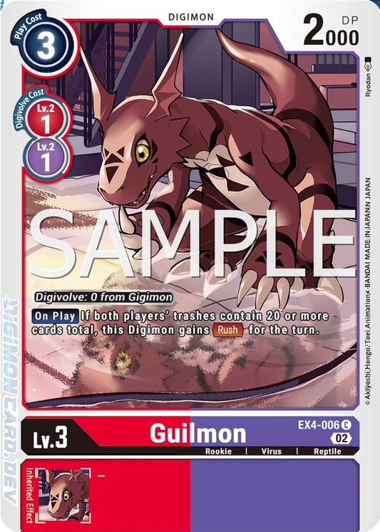 Guilmon (EX4-006) Common