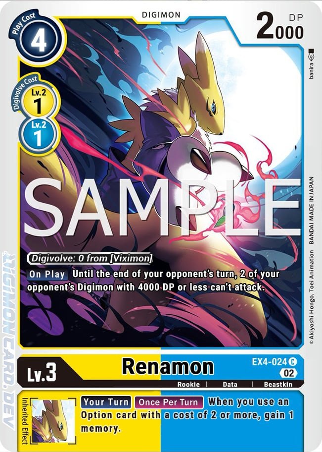 Renamon (EX4-024) Common