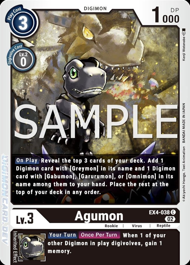 Agumon (EX4-038) Common