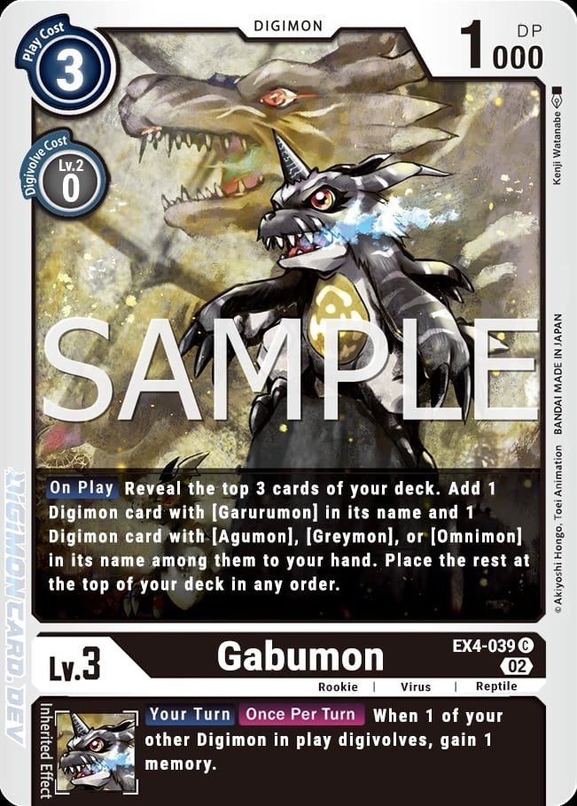 Gabumon (EX4-039) Common