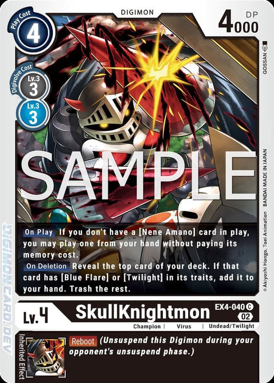 SkullKnightmon (EX4-040) Common