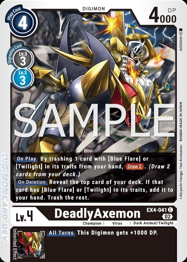 DeadlyAxemon (EX4-041) Common