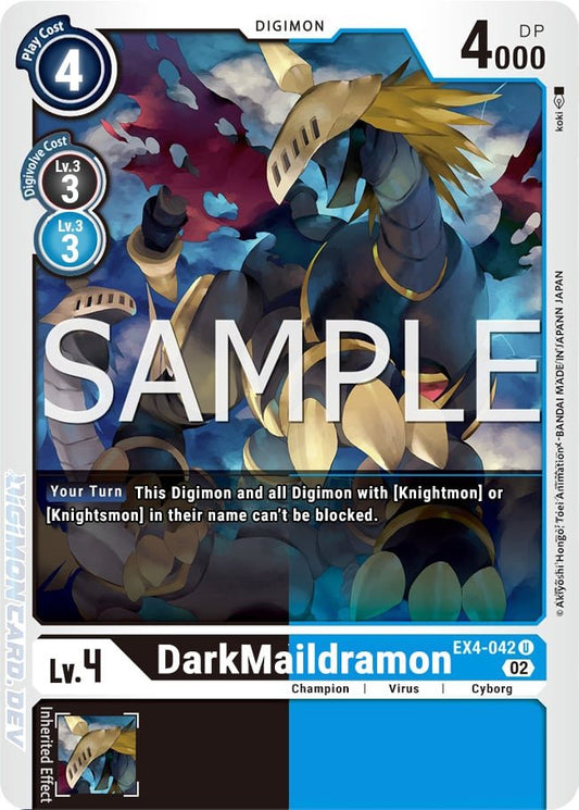 DarkMaildramon (EX4-042) Uncommon