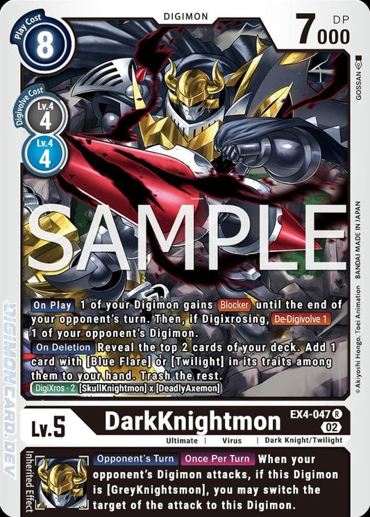 DarkKnightmon (EX4-047) Rare