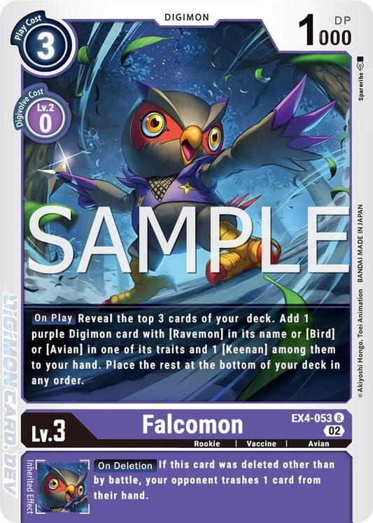 Falcomon (EX4-053) Rare