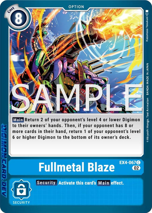 Full Metal Blaze (EX4-067) Common