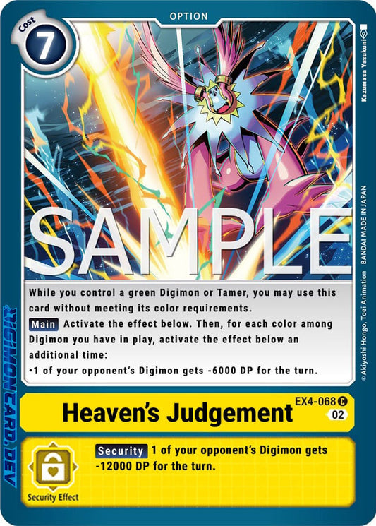 Heaven's Judgement (EX4-068) Common