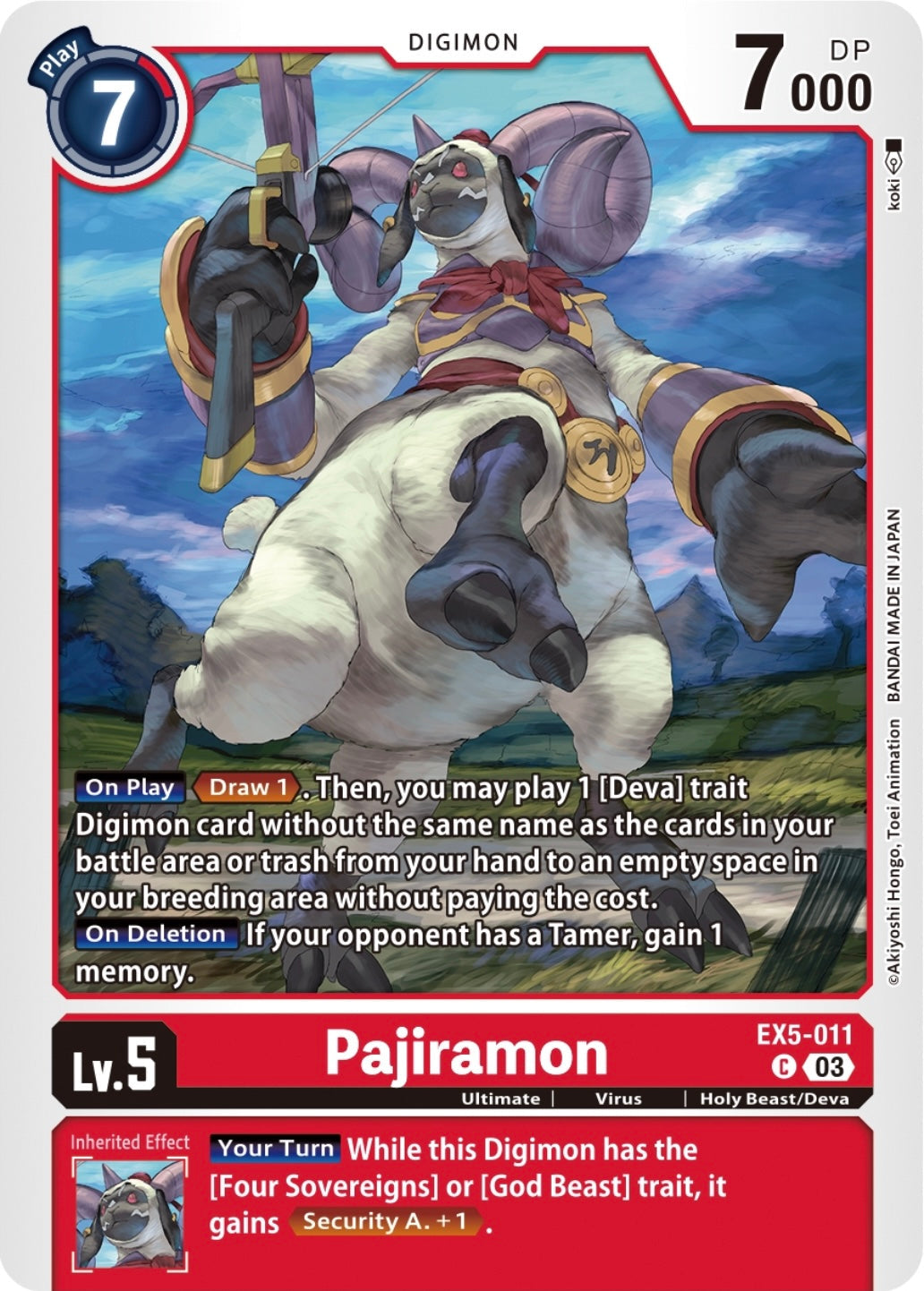 Pajiramon (EX5-011)