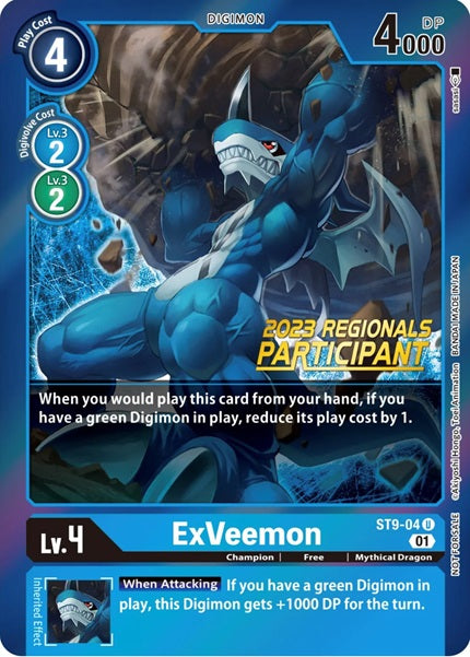 ExVeemon (ST9-04) (2023 Regionals Participant)