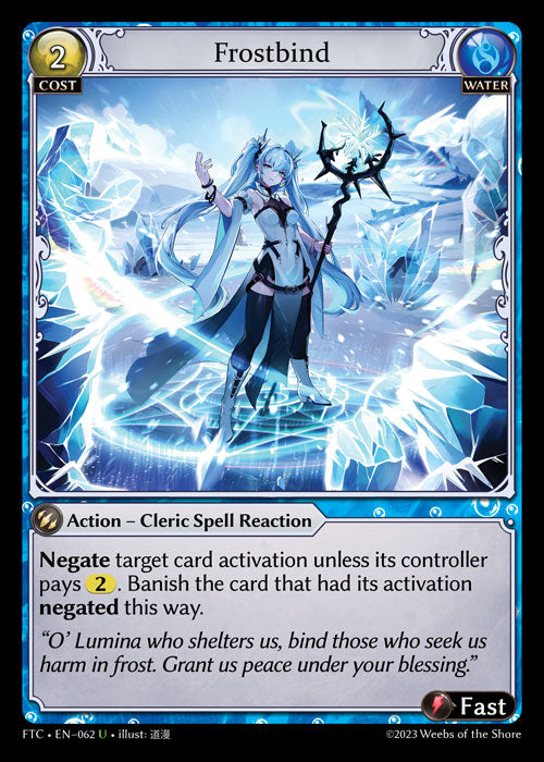 Frostbind (Fractured Crown) EN-062 Uncommon