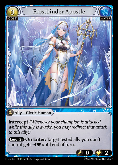 Frostbinder Apostle (Fractured Crown) EN-063 Uncommon