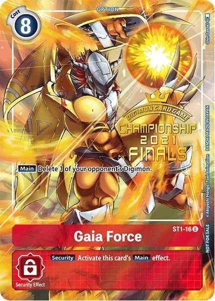 Gaia Force (ST1-16) Championship 2021 Finals