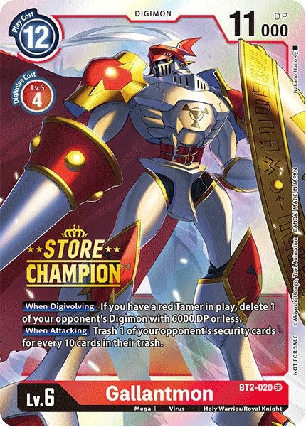 Gallantmon (BT2-020) (Store Champion)