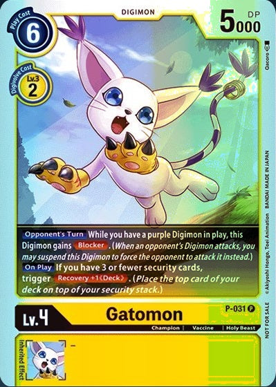 Gatomon (P-031) Foil Great Legend Power Up Pack
