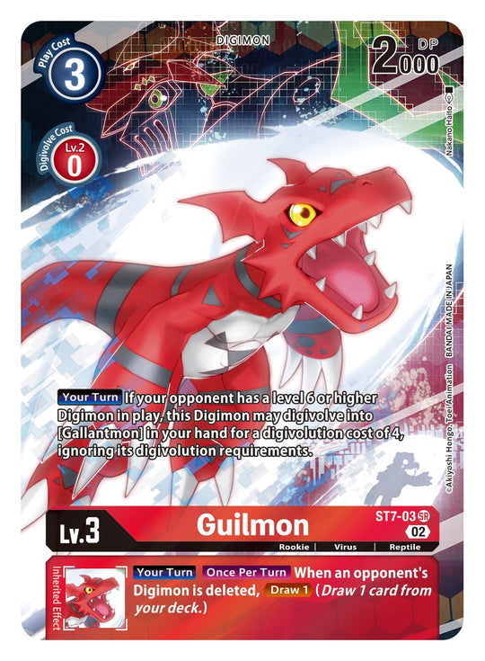 Guilmon (ST7-03) Alternative Art ST14 Advanced Deck Beelzemon