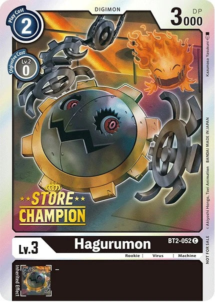 Hagurumon (BT2-052) (Store Champion)