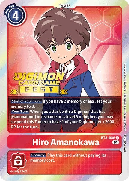 Hiro Amanokawa (BT8-086) Fest Stamped