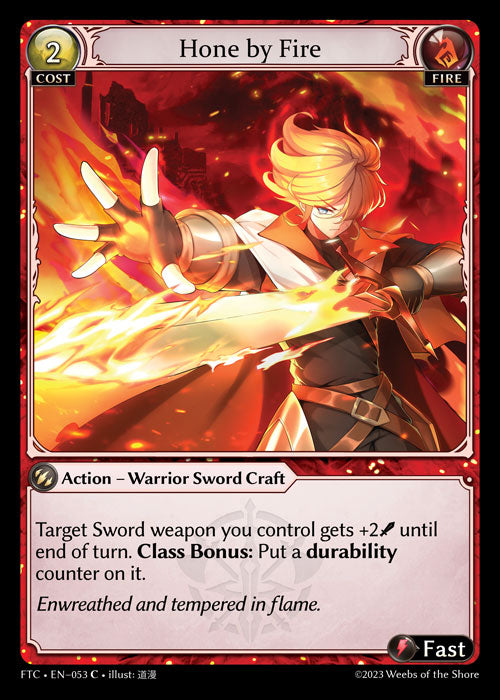 Foil Hone by Fire (Fractured Crown) EN-053-Common