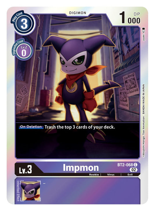 Impmon (BT2-068) Common Foil Reprint