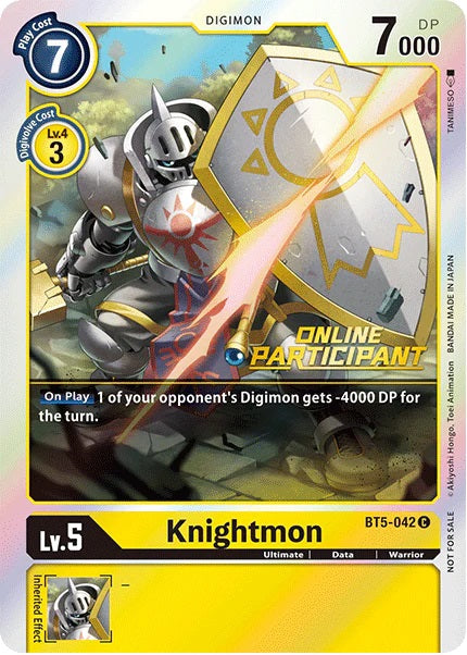 Knightmon (BT5-042) (Online Participant)