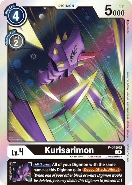 Kurisarimon (P-045) Double Diamond Dash Pack