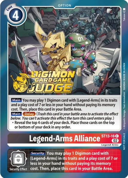 Legend-Arms Alliance (ST13-16) (Judge Pack 3)