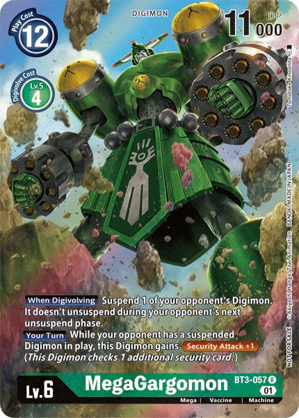 MegaGargomon (BT3-057)-1 Year-Anniversary Topper