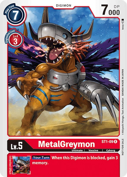 MetalGreymon (ST1-09) (Tamer Battle Pack 1)