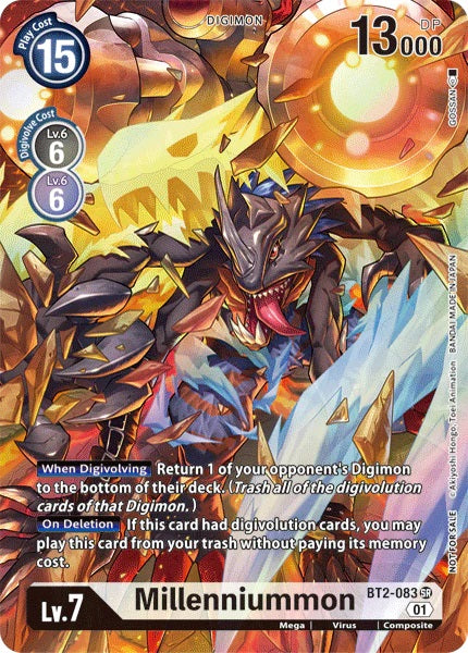 Millenniumon (BT2-083)-1 Year-Anniversary Topper