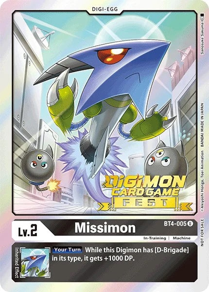 Missimon (BT4-005) Fest Stamped