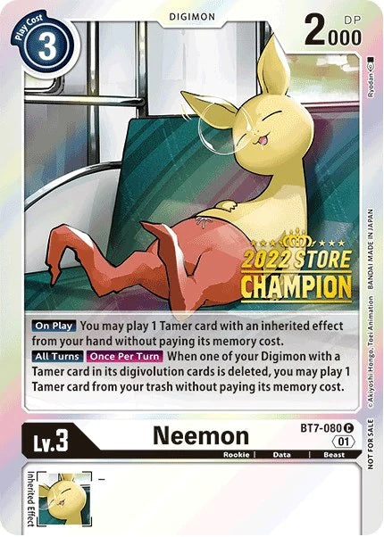 Neemon (BT7-080) (2022 Store Champion)