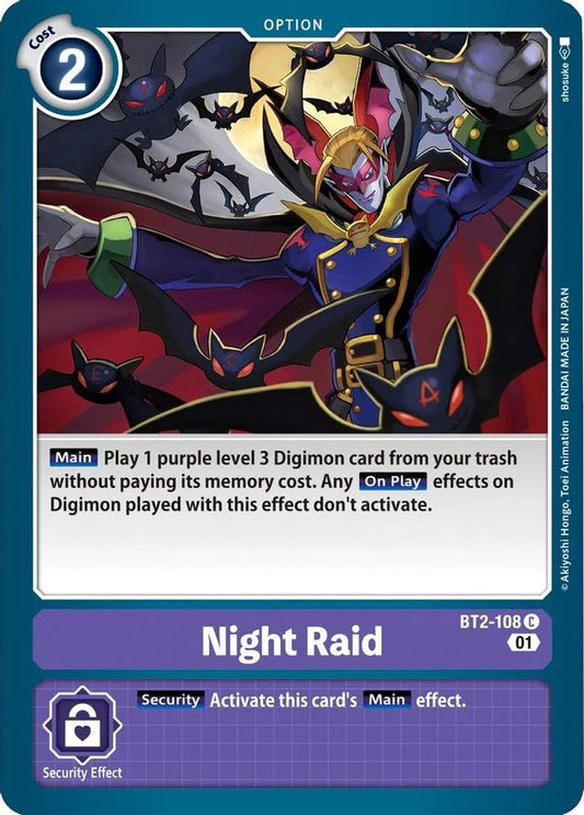 Night Raid (BT2-108) ST10 Reprint