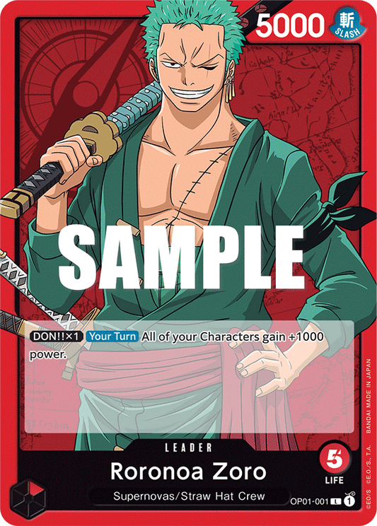 Roronoa Zoro (OP01-001) Leader