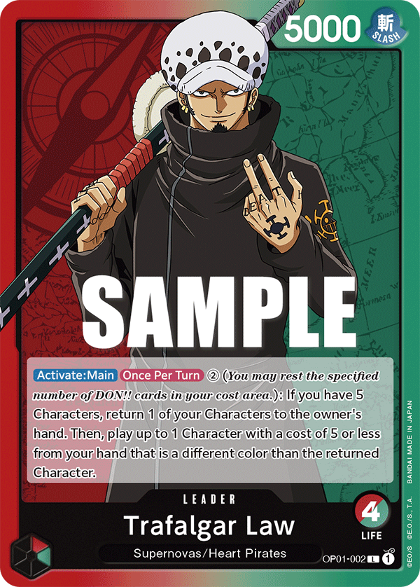 Trafalgar Law (OP01-002) Leader