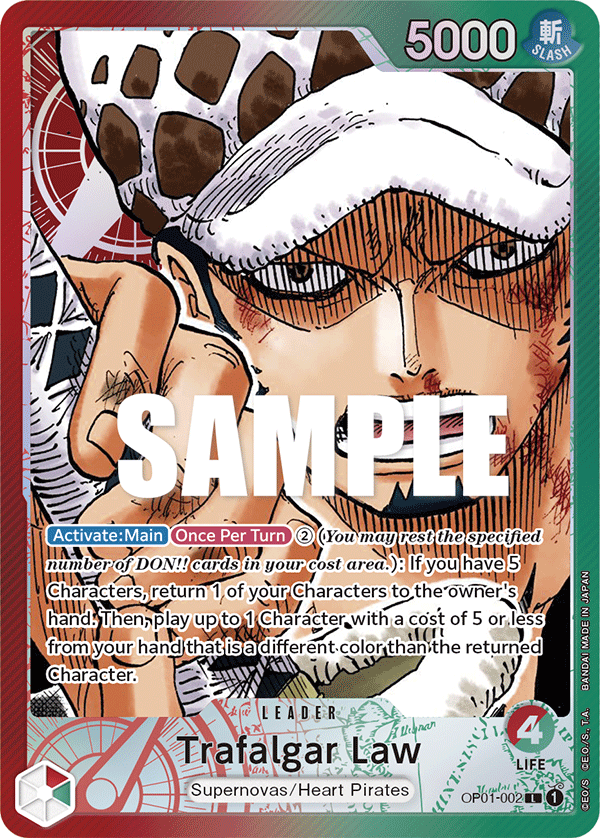 Trafalgar Law (OP01-002) Alternative Art