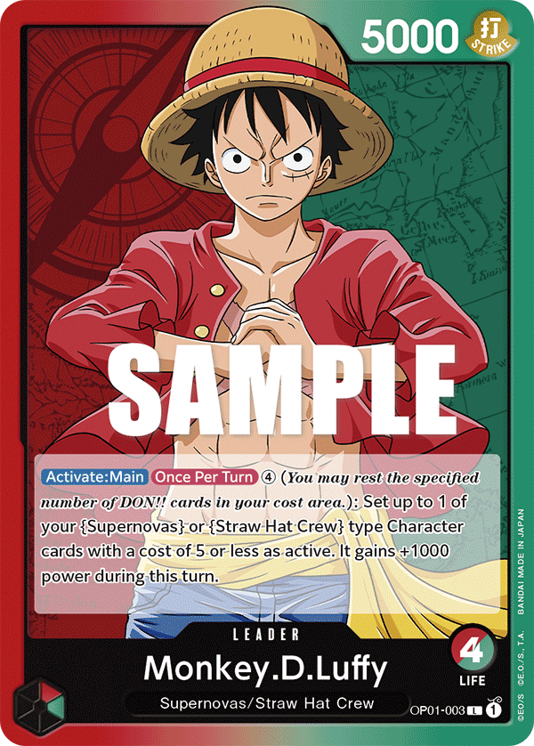 Monkey D. Luffy (OP01-003) Leader