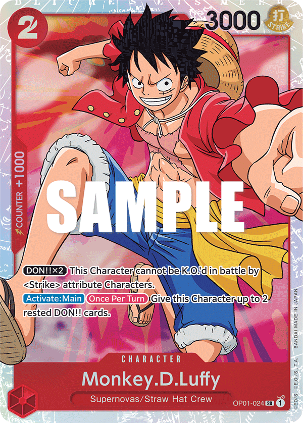 Monkey D. Luffy (OP01-024) Super Rare