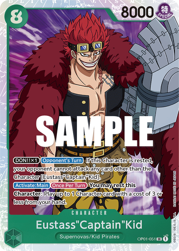 Eustass "Captain" Kid (OP01-051) Super Rare